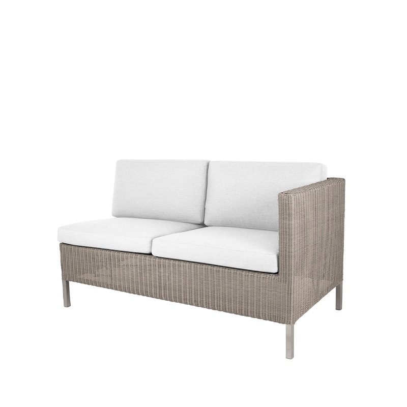 Cane-line CONNECT Dining 2-Sitzer Endelement links