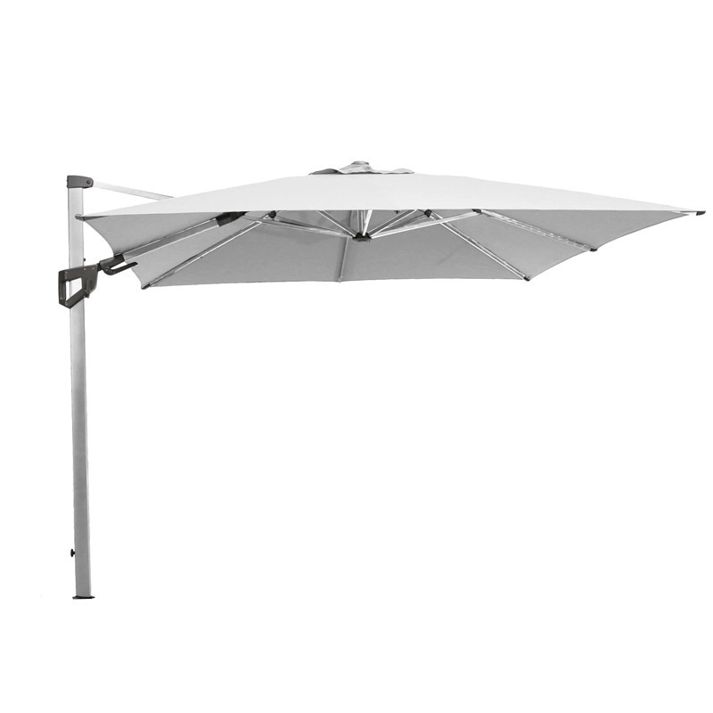 HYDE LUXE TILT Freiarmschirm 300x300 cm, matt eloxiert