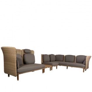 Cane-line Arch Ecksofa + Tisch