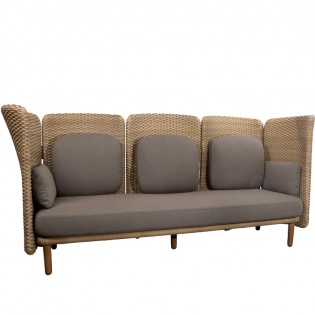 Cane-line ARCH 3-Sitzer Sofa hohe Arm-/ Rückenlehne