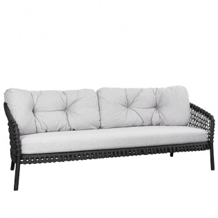 Cane-line OCEAN LARGE Soft Rope 3-Sitzer Sofa