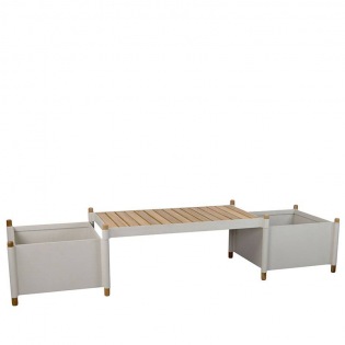 Cane-line STICKS Pflanzkübel mit Bank