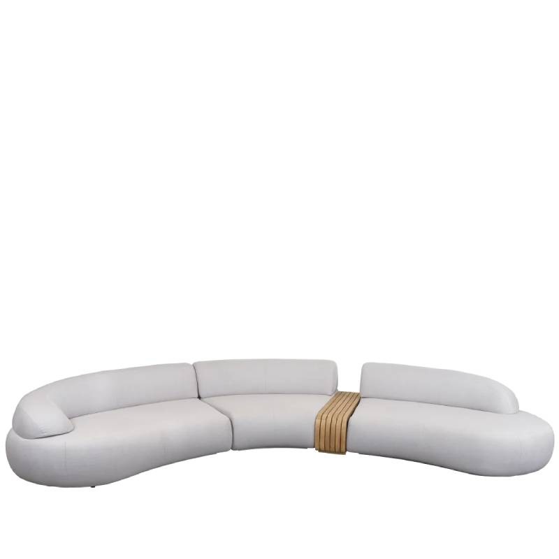 Cane-line MELLOW 5-Sitzer Sofa mit Couchtisch