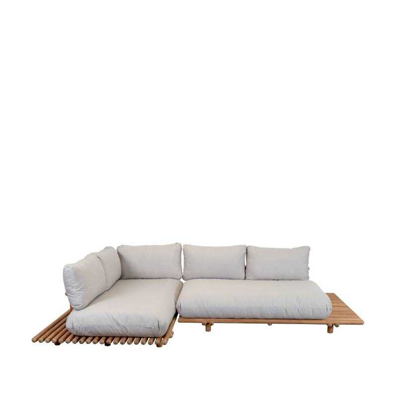 Cane-line STICKS TEAK PLATFORM Ecksofa