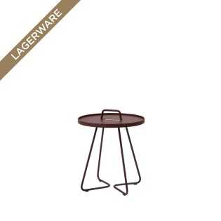 Cane-line ON-THE-MOVE Beistelltisch, klein / Bordeaux