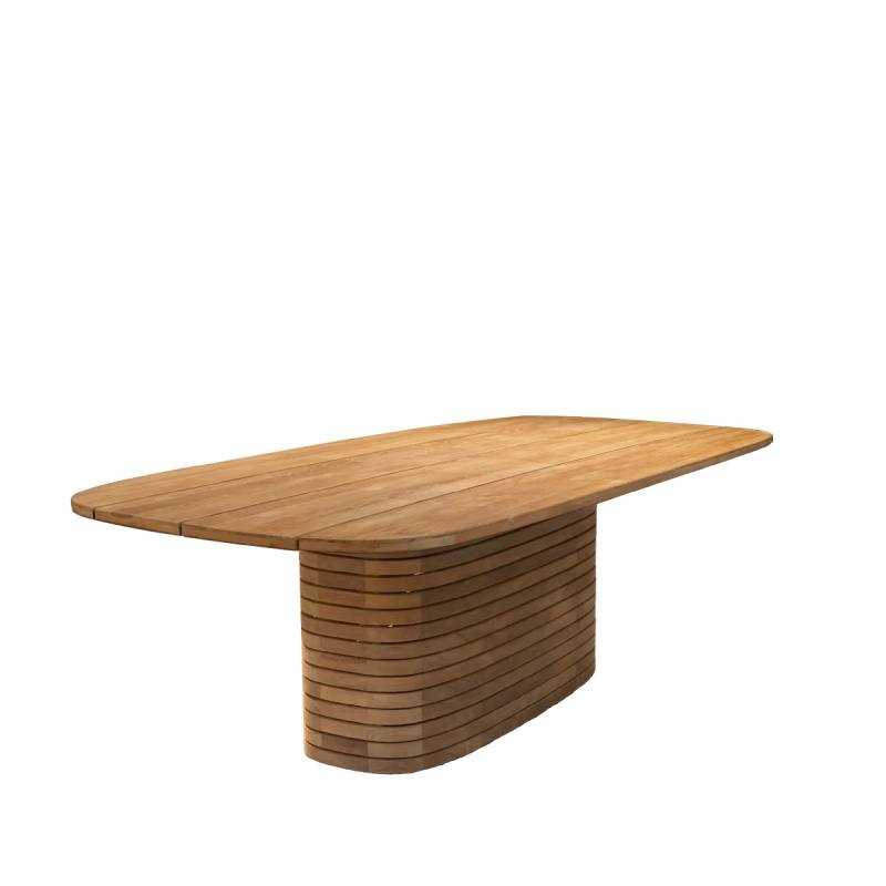 Cane-line MELLOW Esstisch oval 240 x 130 cm, Teak