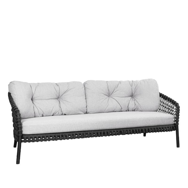 Cane-line OCEAN LARGE Polster 3-Sitzer Sofa Rope