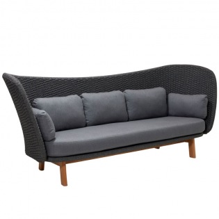 Cane-line PEACOCK Rope 3-Sitzer Sofa