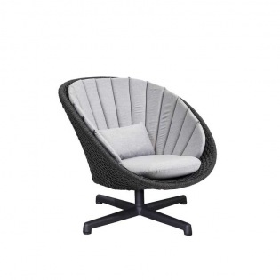 Cane-line PEACOCK Rope Loungesessel, drehbar